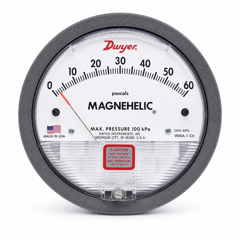 Dwyer Series 2000 Magnehelic Differential Pressure Gauge