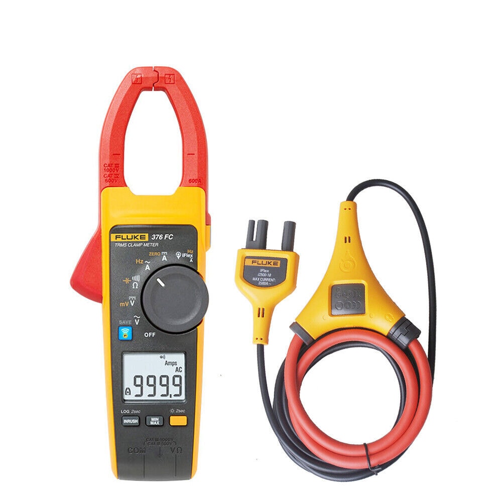 Fluke 376 FC True-RMS Clamp with iFlex (up to 2500A AC)